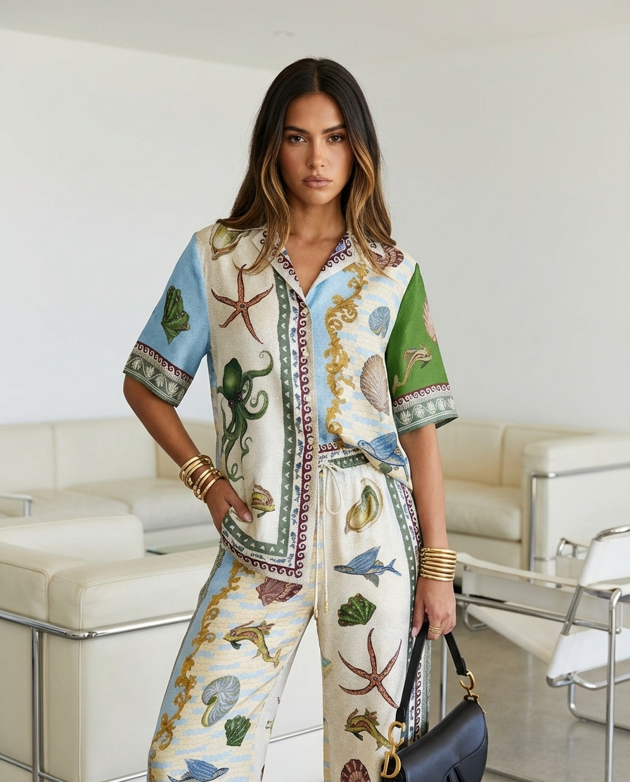 Bahamas Shirt and Pants Set