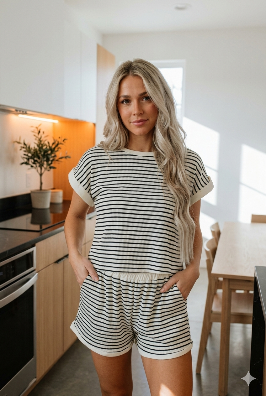 Canyon Top and Shorts Set